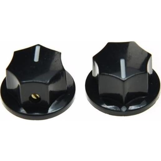 Perillas de Amplificador Dopro 10pcs Negras con Inserto de Latón