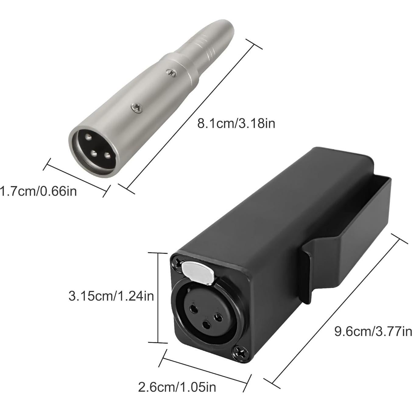 Amplificador de Auriculares XLR a 3.5mm Yingtuyou AIOP23