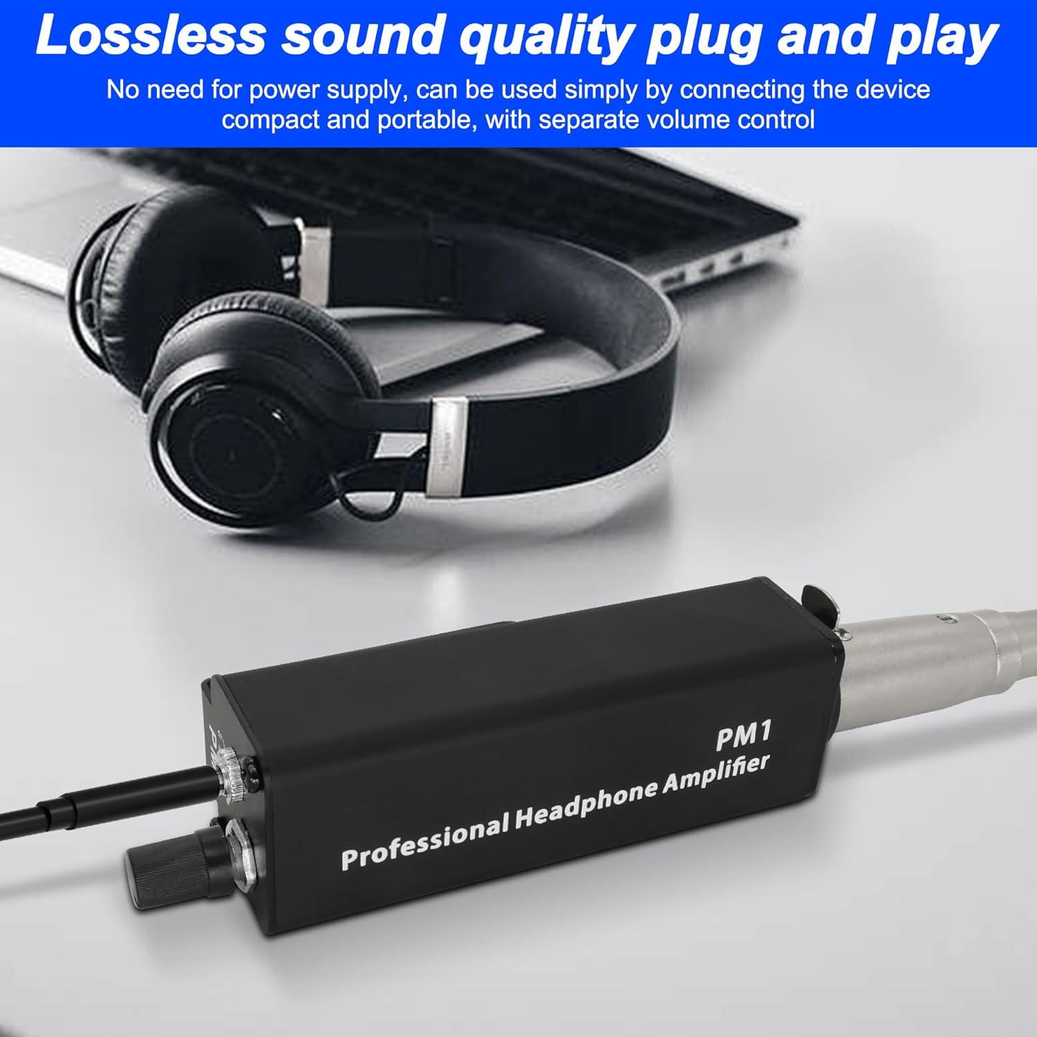 Amplificador de Auriculares XLR a 3.5mm Yingtuyou AIOP23