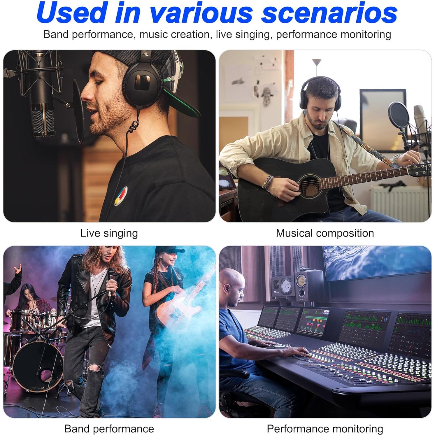 Amplificador de Auriculares XLR a 3.5mm Yingtuyou AIOP23