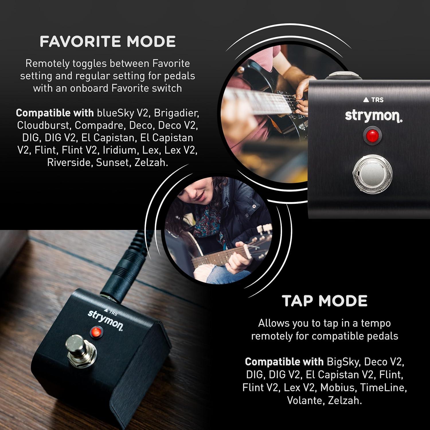 Footswitch Strymon Mini Switch para Pedales de Guitarra