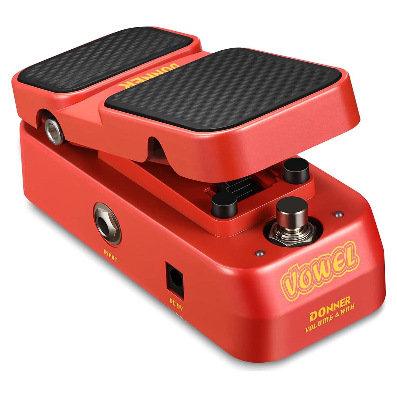 Pedal Wah Donner Vowel 2 en 1 Volumen y Wah 380g