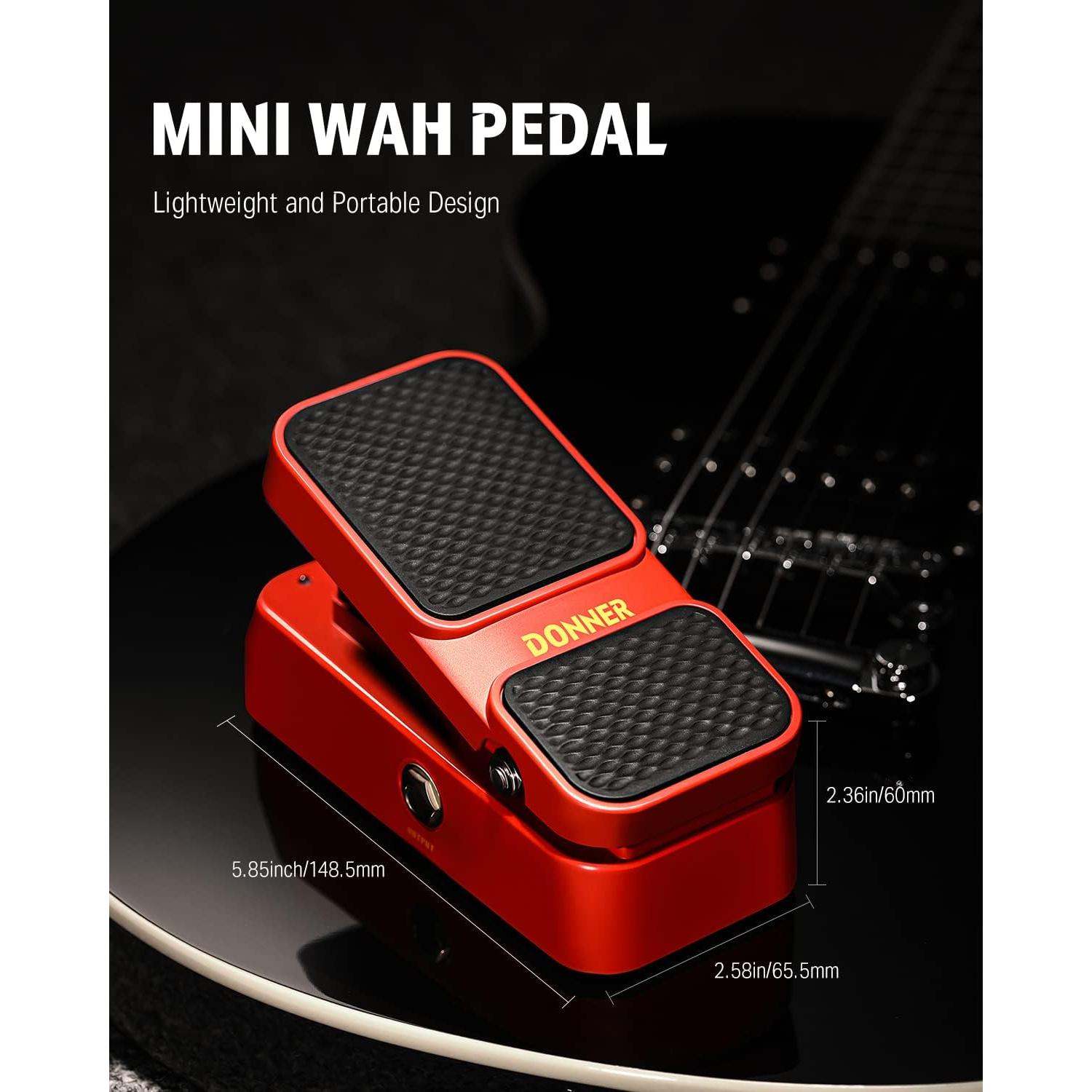 Pedal Wah Donner Vowel 2 en 1 Volumen y Wah 380g