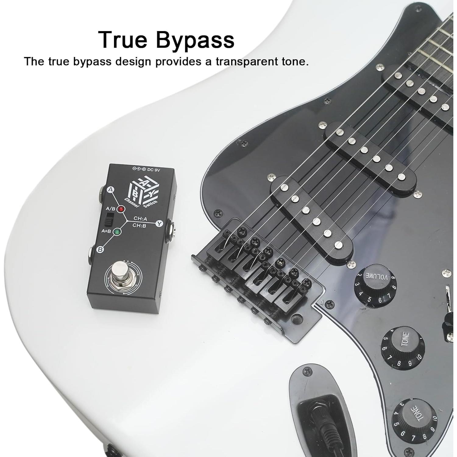 Pedal de Efecto ABY MedioRay True Bypass para Guitarra