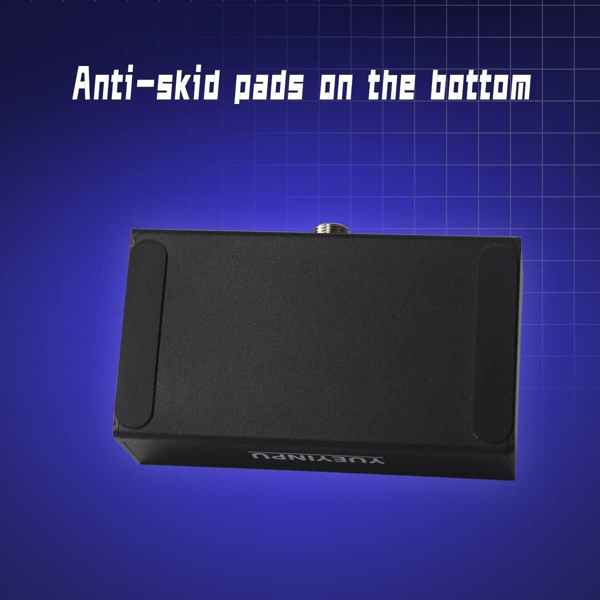 Pedal Interruptor Doble Retención Aslin Dane K11-01 con Cable TRS