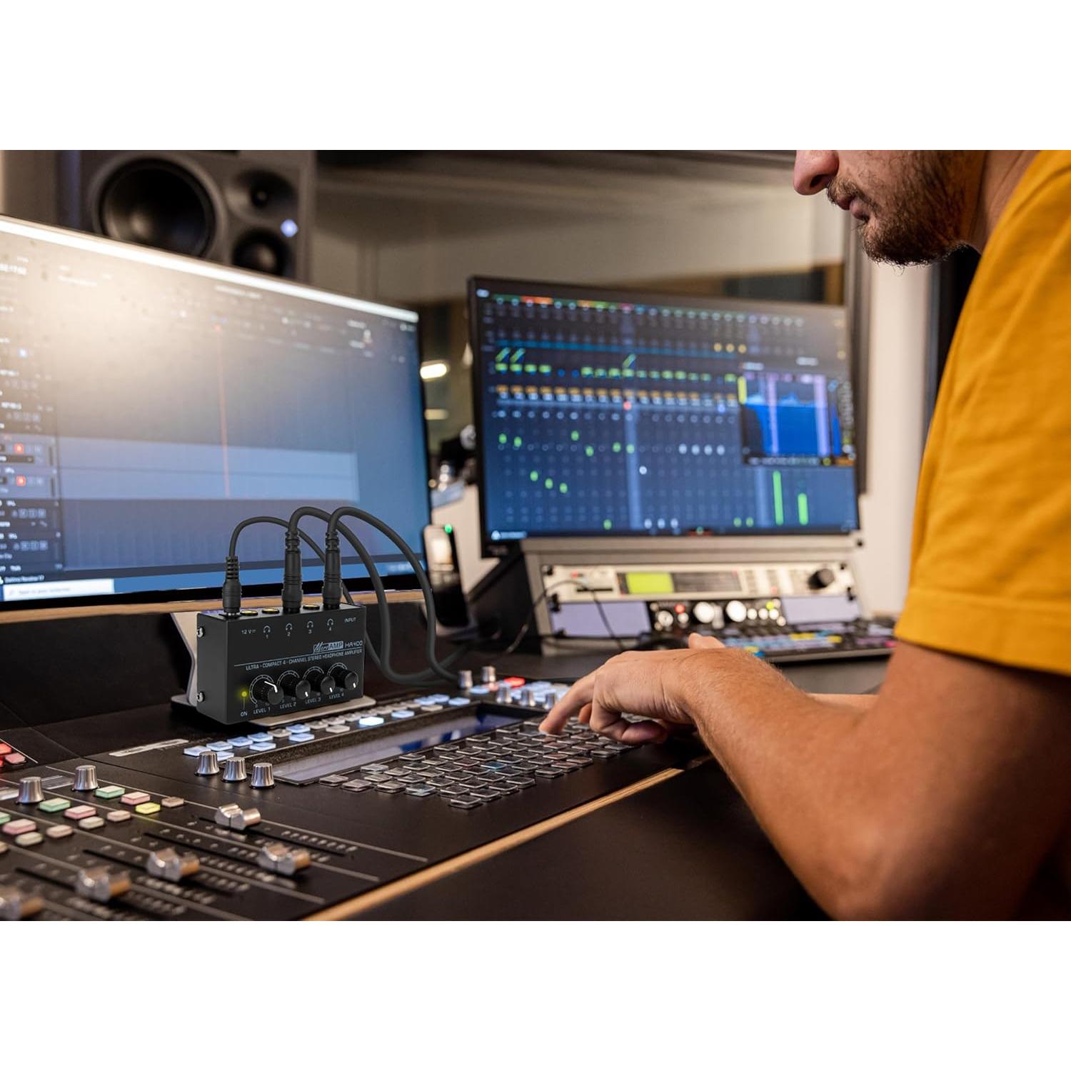 Amplificador de Auriculares HA400 Zendstanding 4 Canales 303g