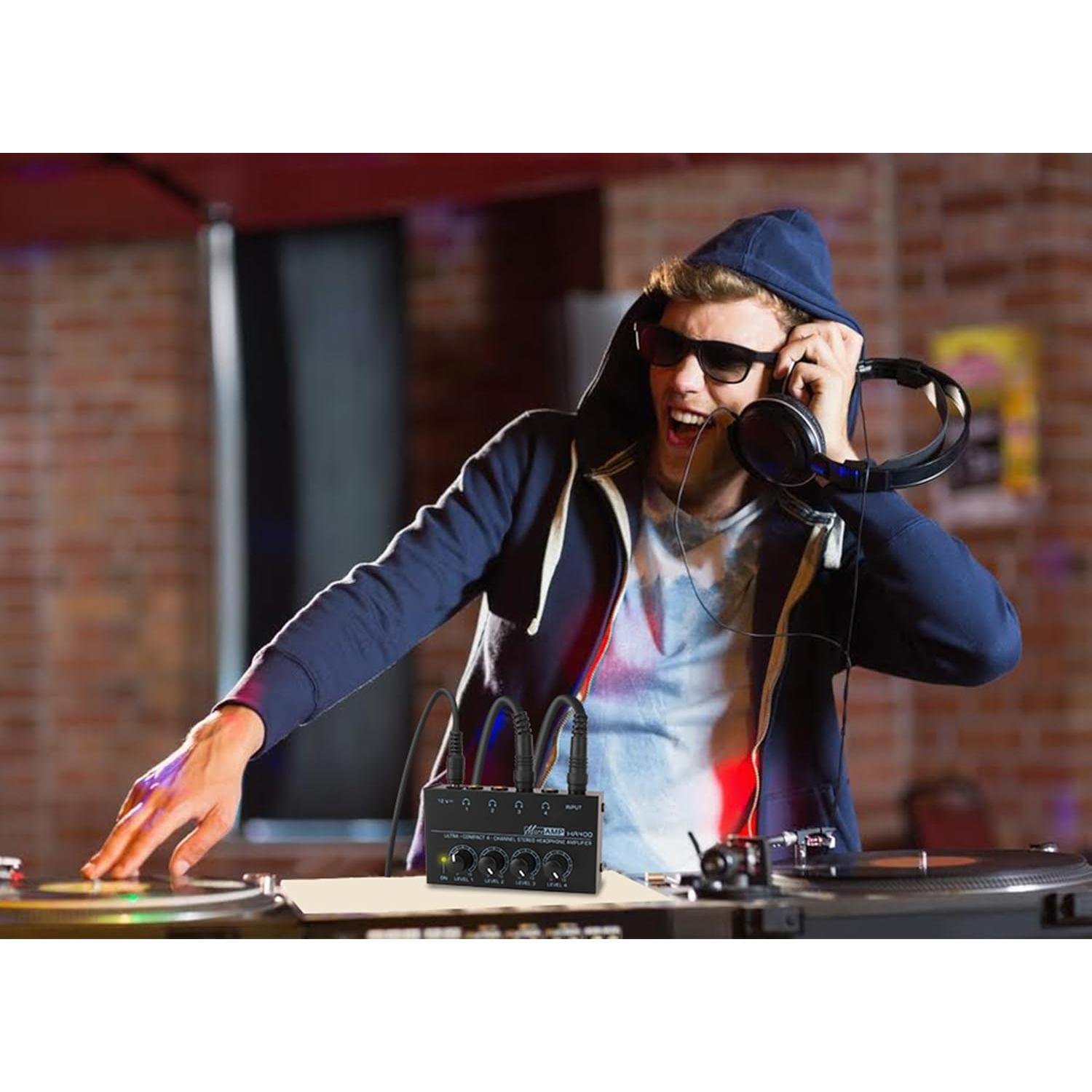 Amplificador de Auriculares HA400 Zendstanding 4 Canales 303g