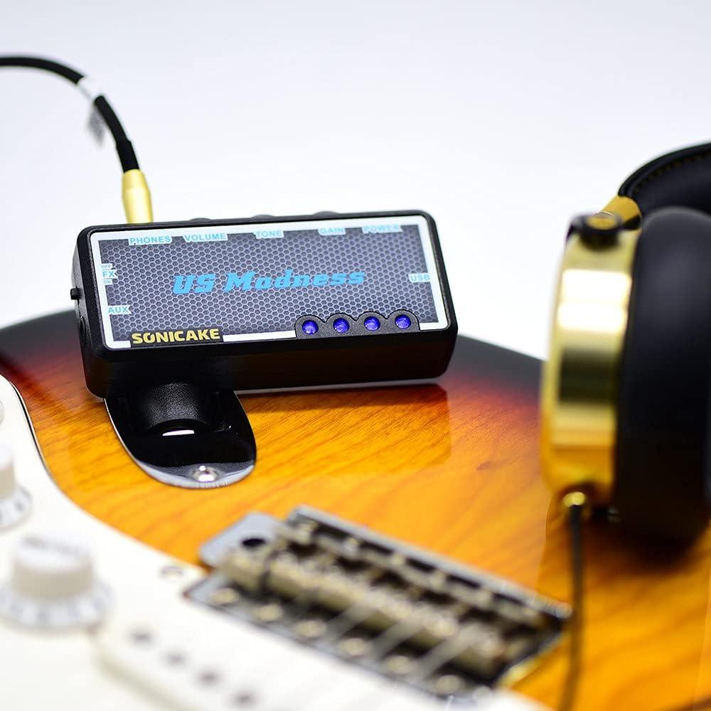 Amplificador de Auriculares SONICAKE QAP-4E para Guitarra y Bajo