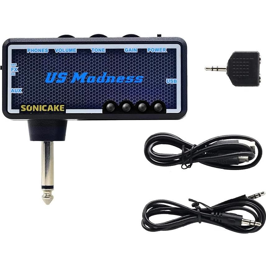 Amplificador de Auriculares SONICAKE QAP-4E para Guitarra y Bajo