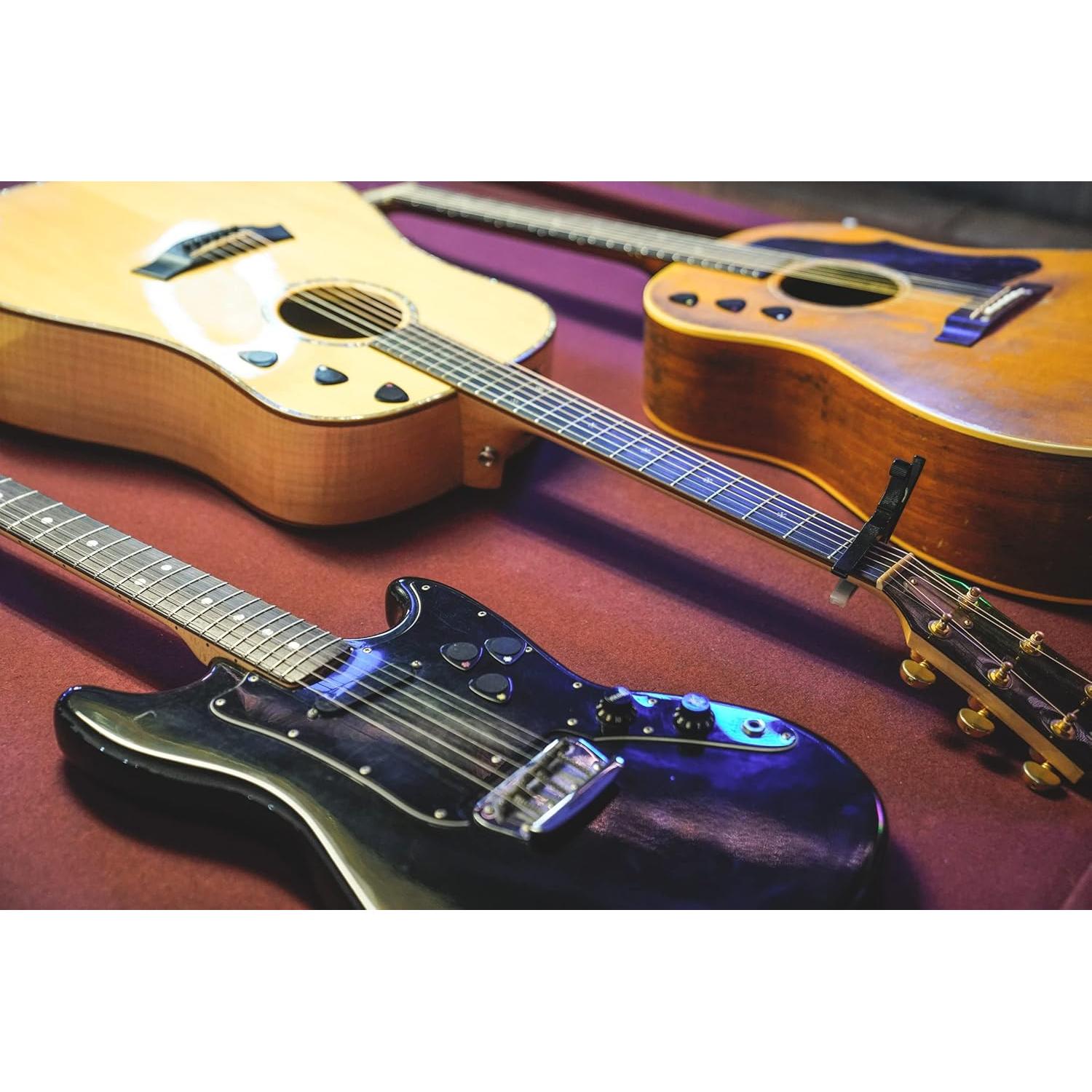 Paquete de 6 Púas de Guitarra TIK PIK Negro 0.96mm Pesado