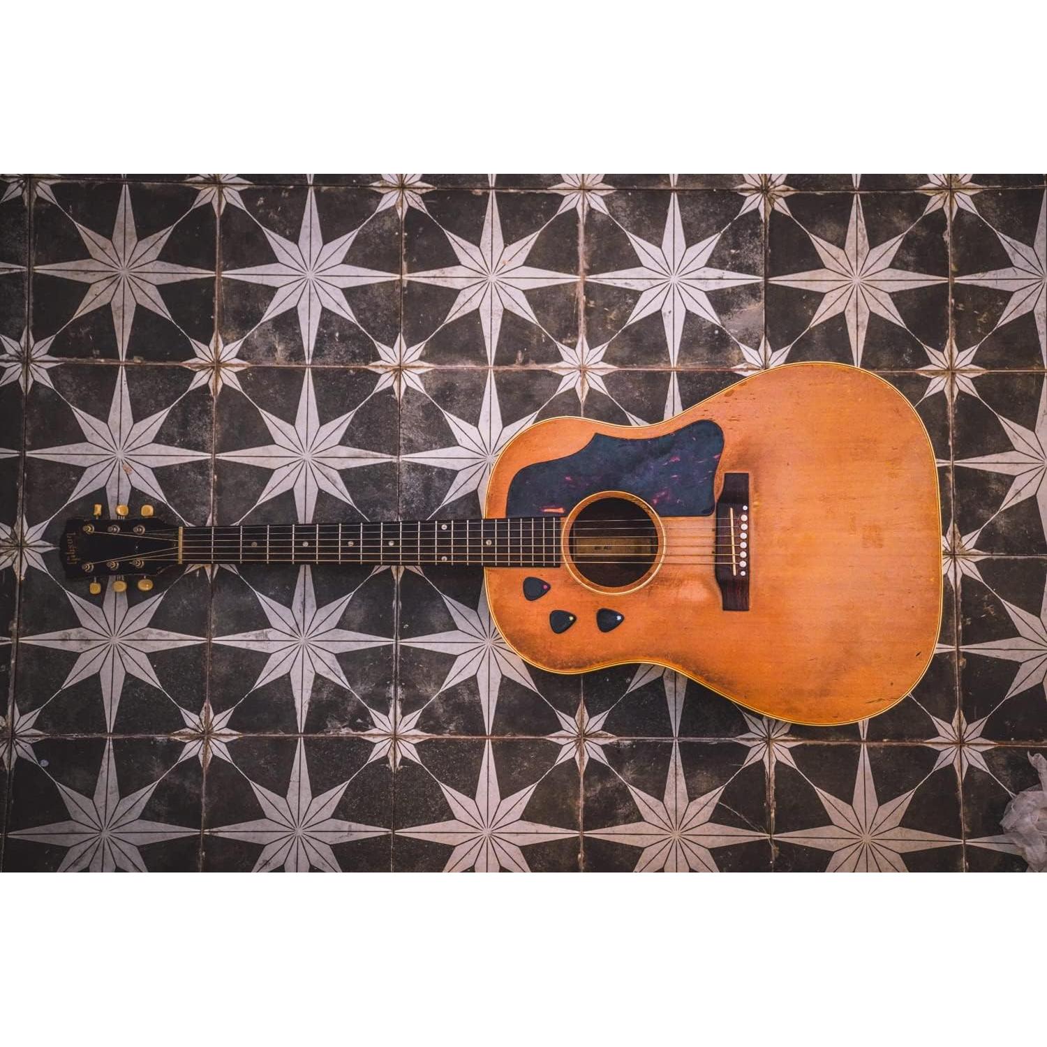 Paquete de 6 Púas de Guitarra TIK PIK Negro 0.96mm Pesado