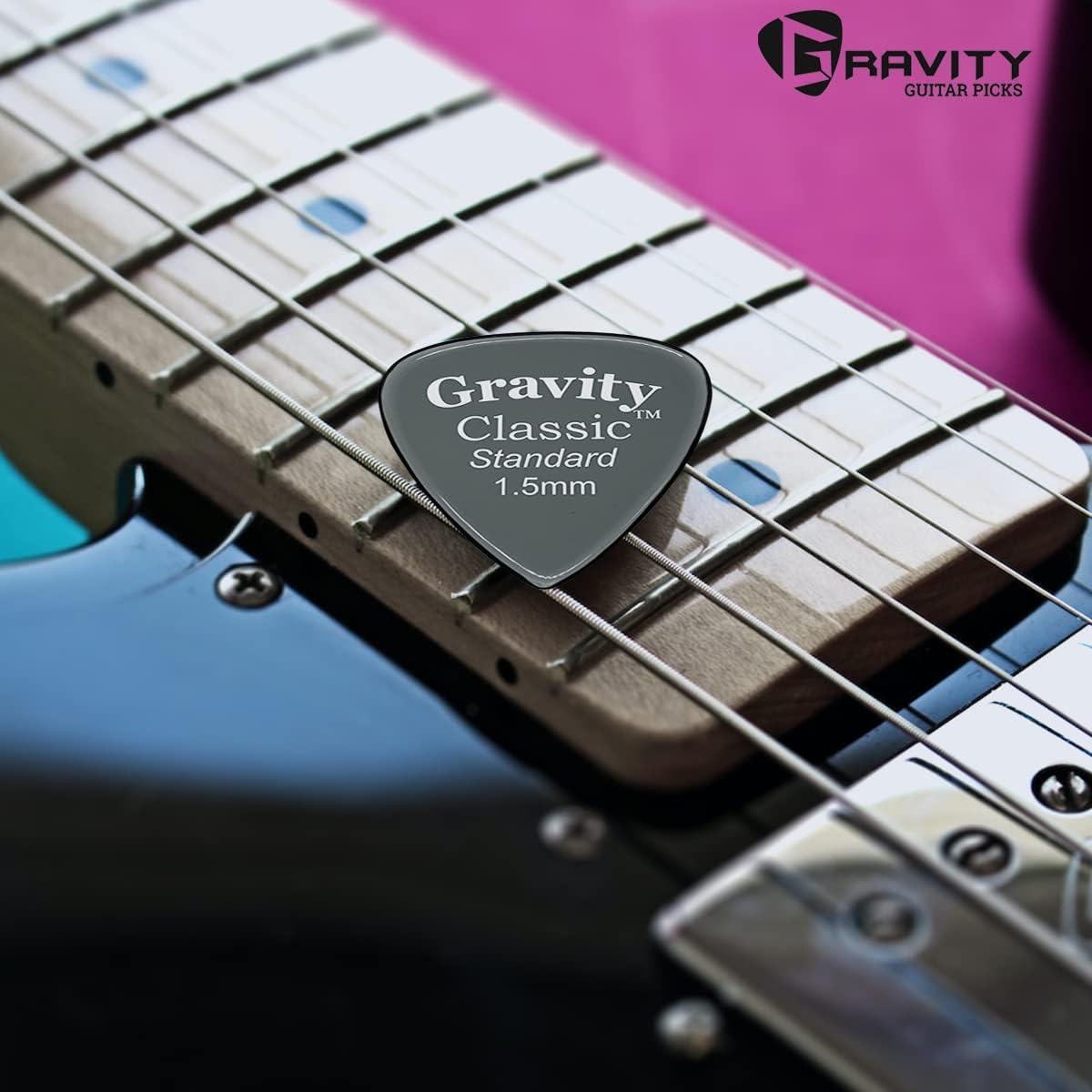 Puas de guitarra Gravity Acrílico 1.5mm Multicolor - 8 unidades