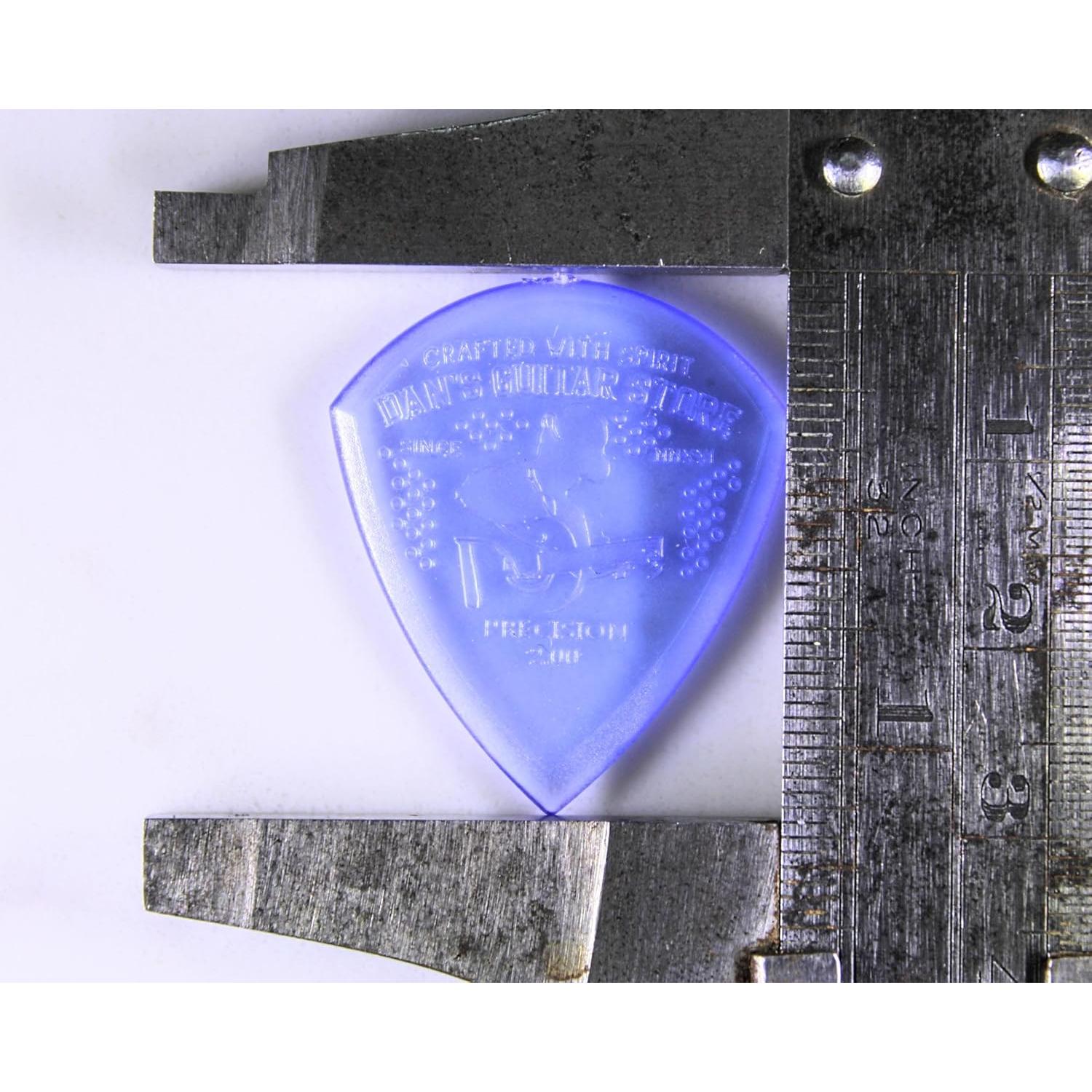 Púa de Precisión Premium 2mm Tienda de Guitarras de Dan - Paquete de 5