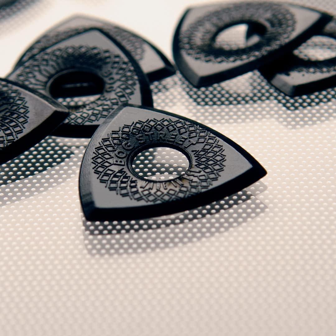 Puas de guitarra Bog Street Battle Axe ULTEM 2mm Paquete de 6