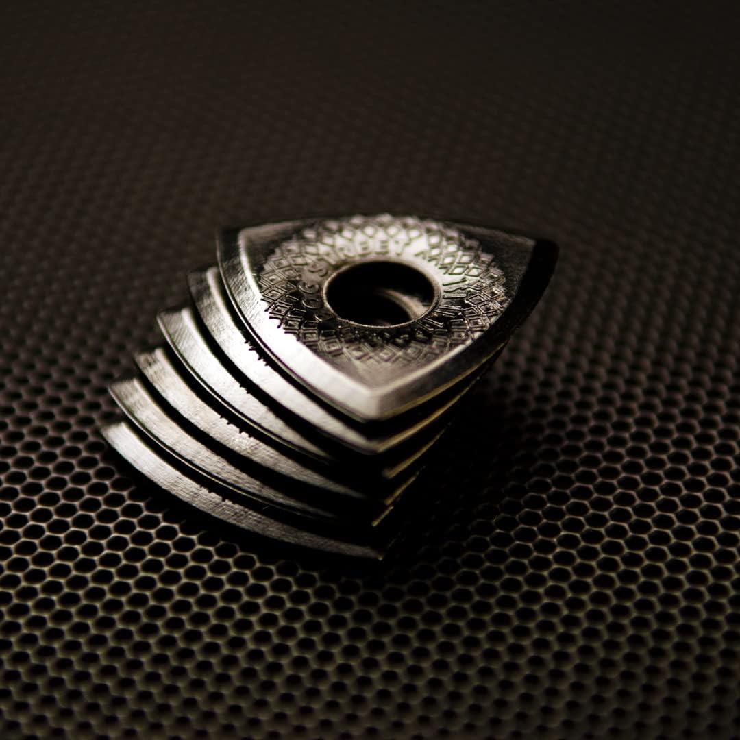 Puas de guitarra Bog Street Battle Axe ULTEM 2mm Paquete de 6