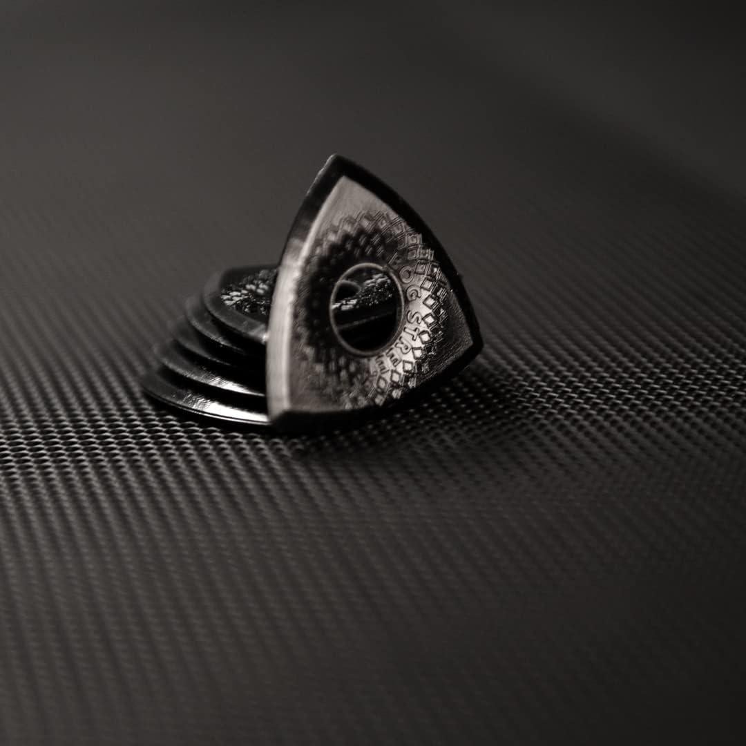 Puas de guitarra Bog Street Battle Axe ULTEM 2mm Paquete de 6