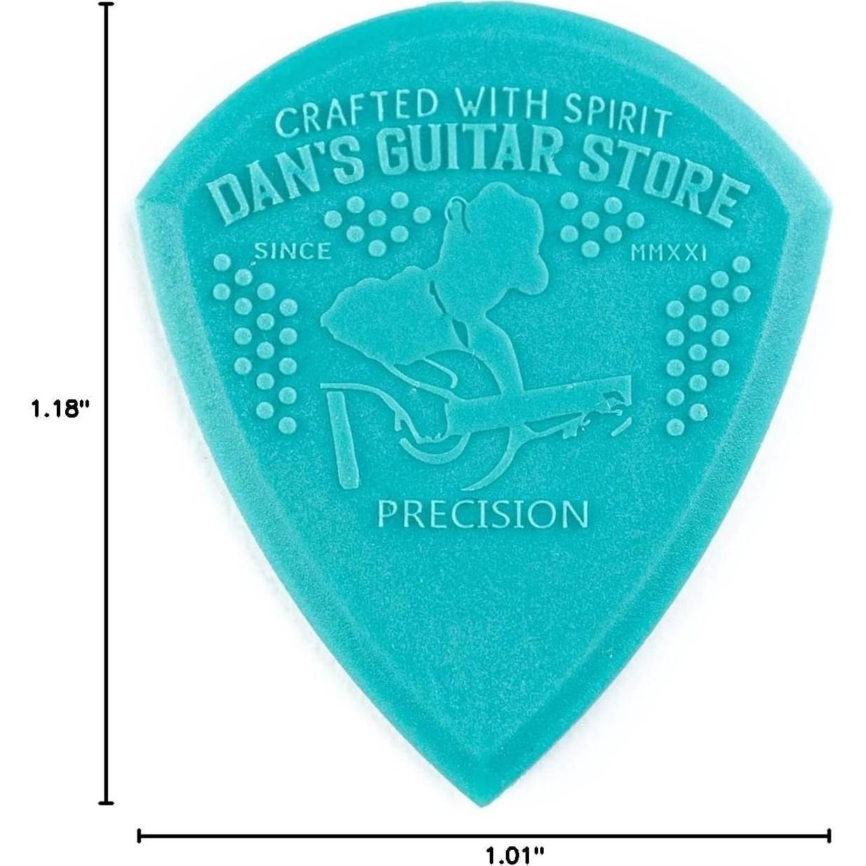 Pua de Precisión Original Tienda de Guitarras Dan - Paquete de 10 - Nylon 1.5mm