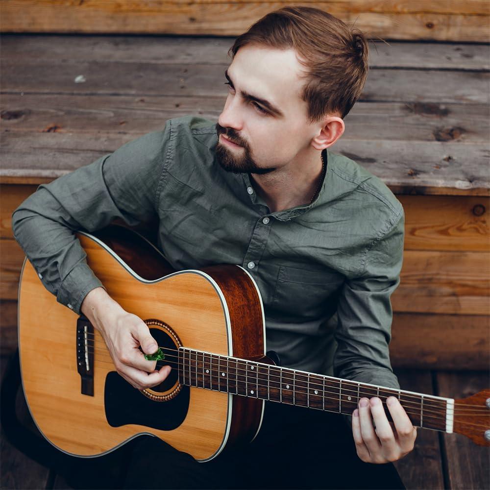 Paquete de 20 Púas de Guitarra Celluloide 0.46-0.96mm Coloridas