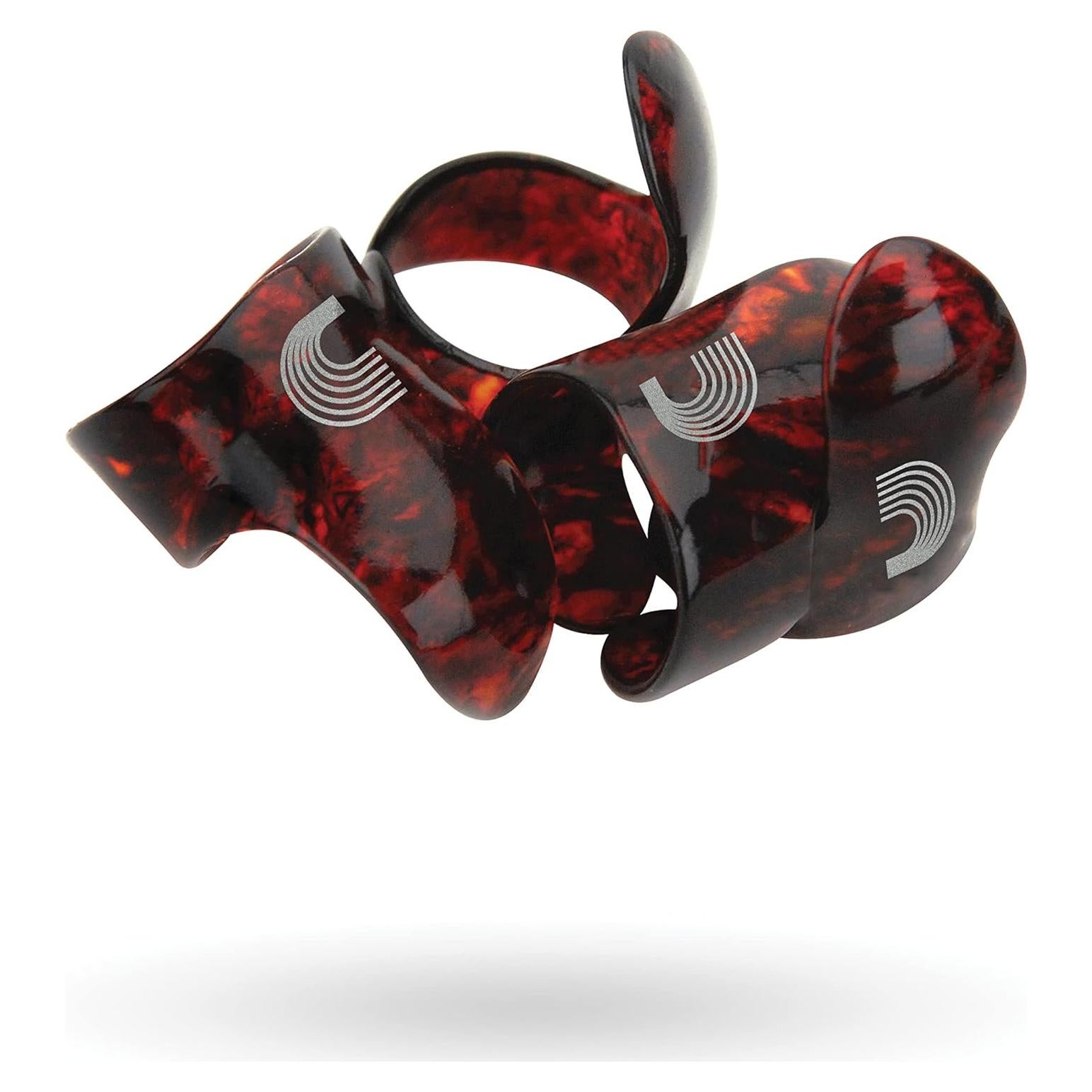 Púas para Dedos D'Addario Planet Waves 5 Medianas Celuloide