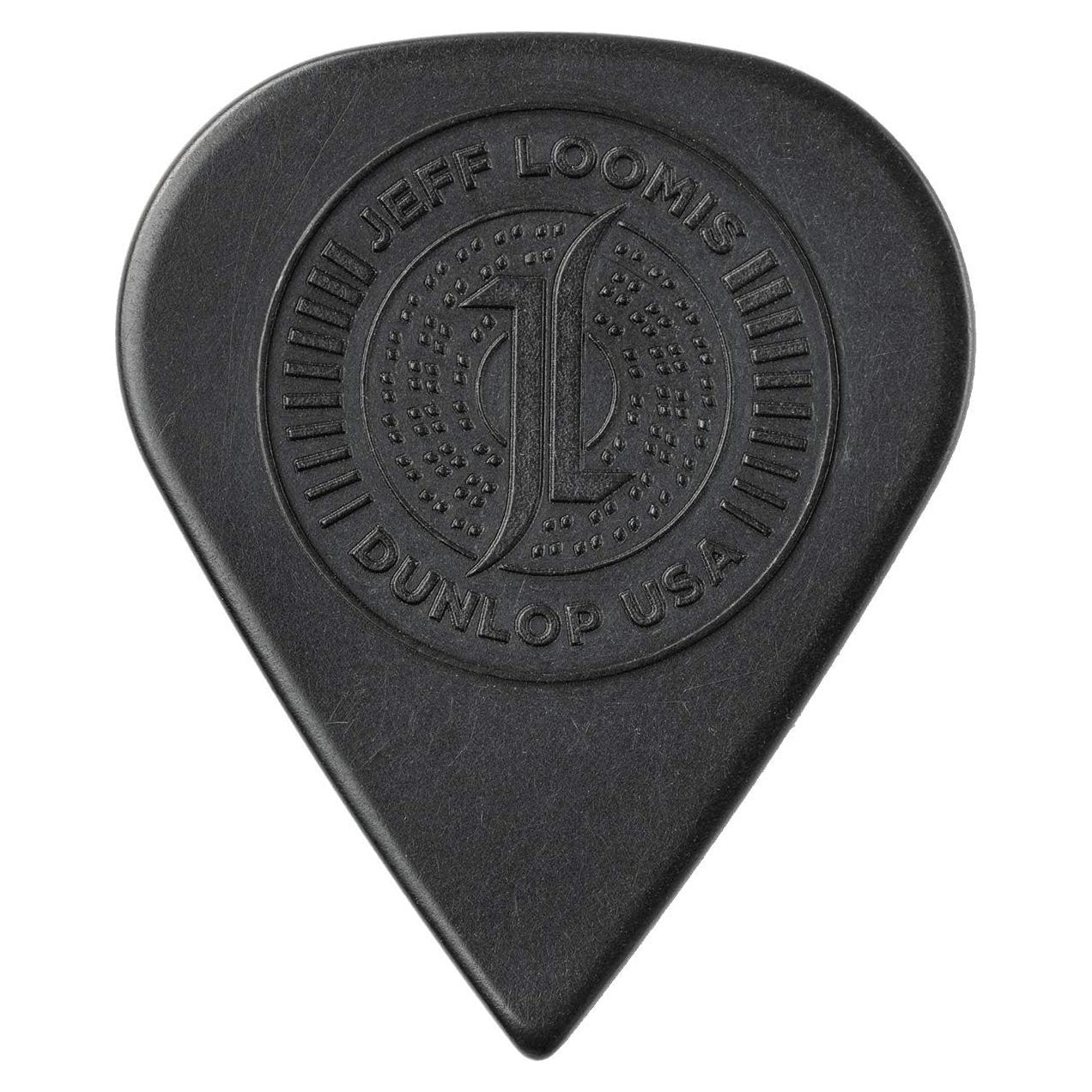 Puas de guitarra Dunlop Jeff Loomis Ultex 1.5mm Negra - Paquete de 6