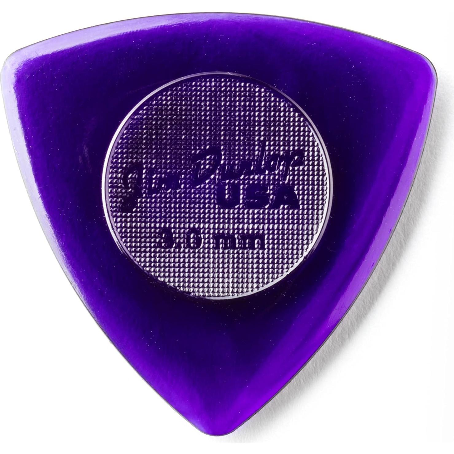 Puas de guitarra Dunlop Tri Stubby 3.0mm - Paquete de 6