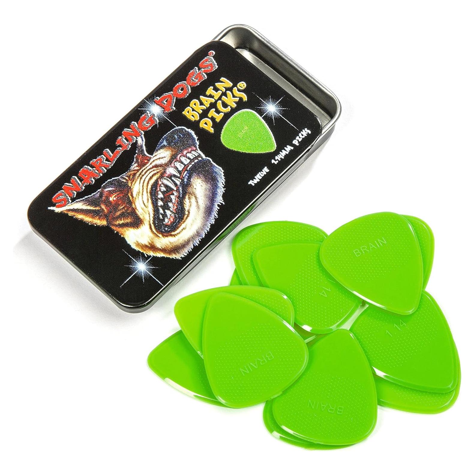Puas de guitarra D'Andrea Snarling Dog Brain 12 unidades Nylon 0.53mm