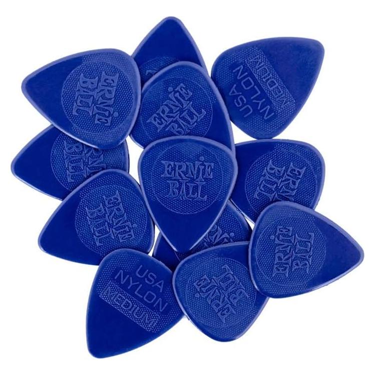 Puas de guitarra de nylon Ernie Ball medianas 0.72mm 12 unidades