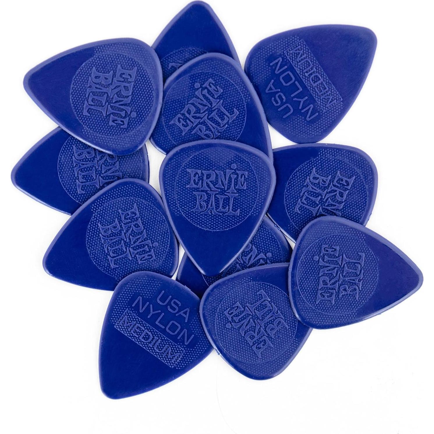 Puas de guitarra de nylon Ernie Ball medianas 0.72mm 12 unidades