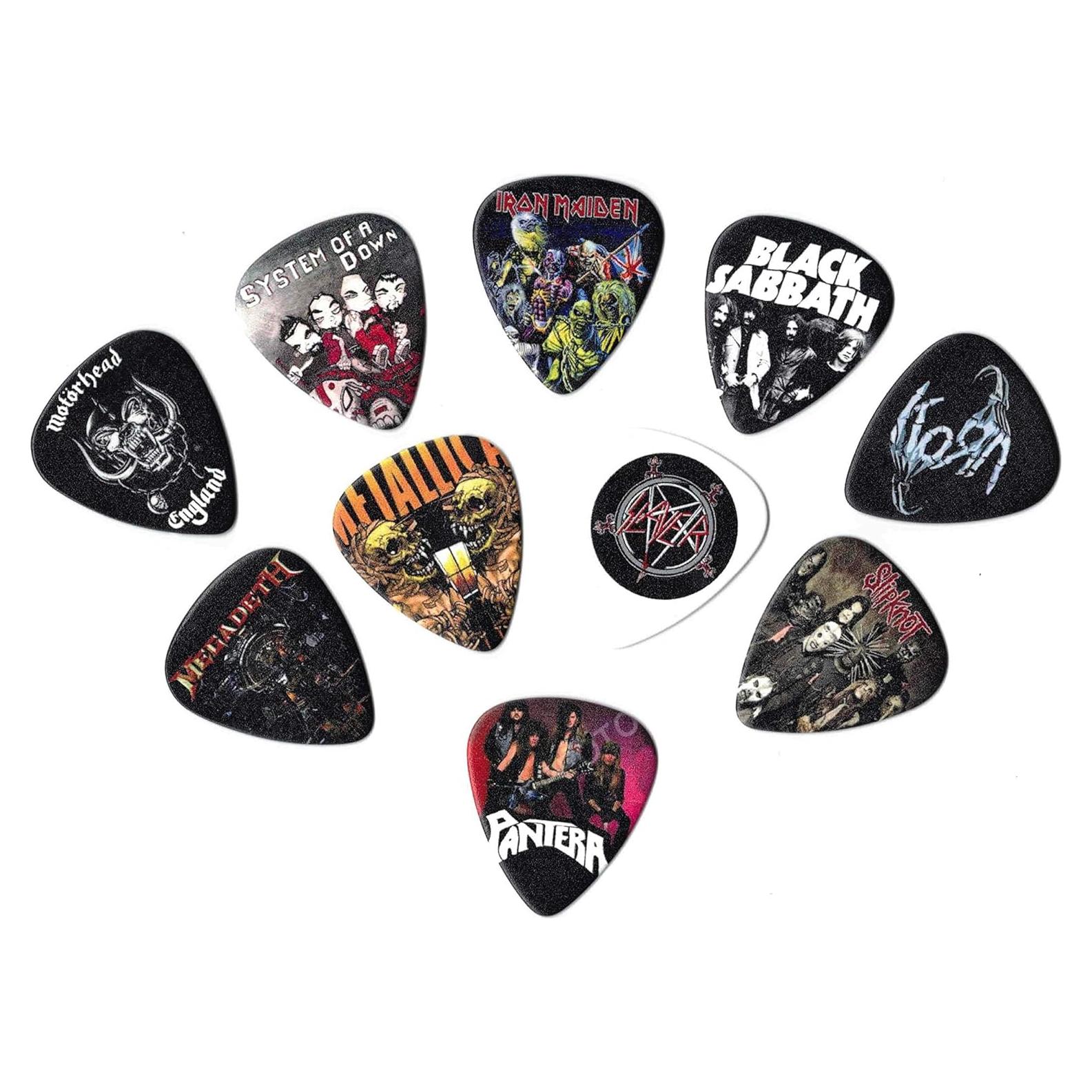 Puas de guitarra de metal NBT-001 - 10 unidades 0.71mm