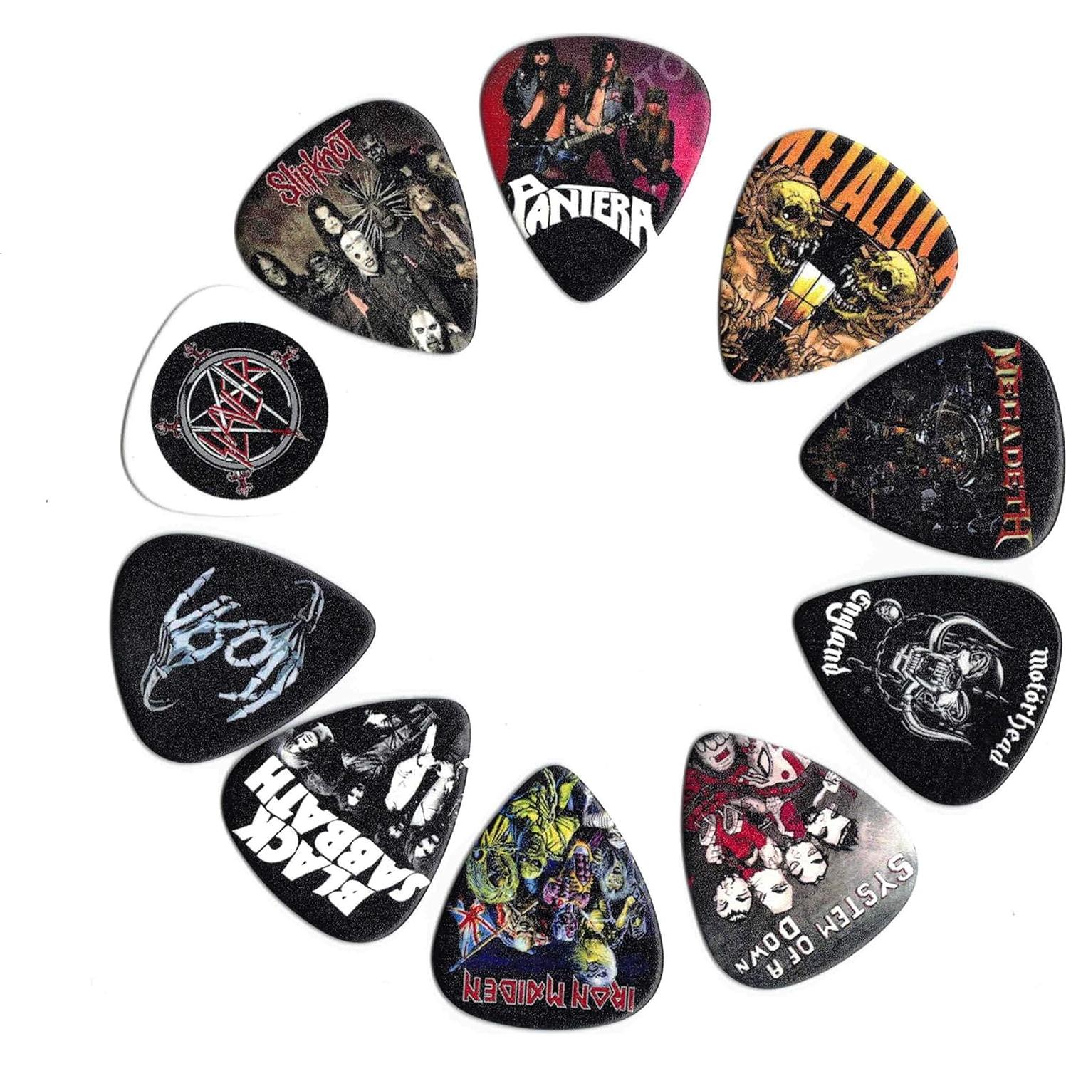 Puas de guitarra de metal NBT-001 - 10 unidades 0.71mm