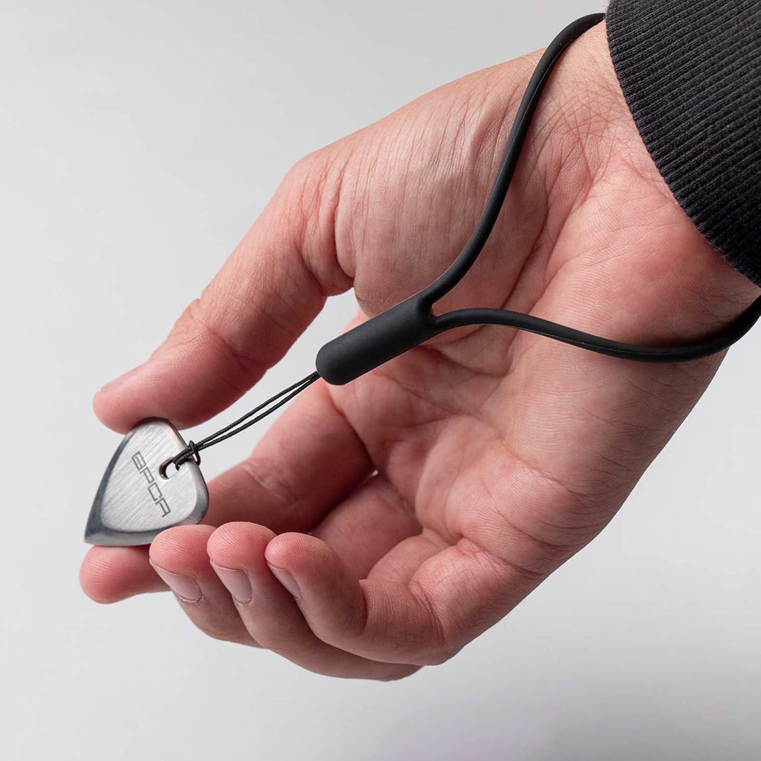 Pua de Guitarra de Titanio GPCA 3mm con Correa - Accesorios