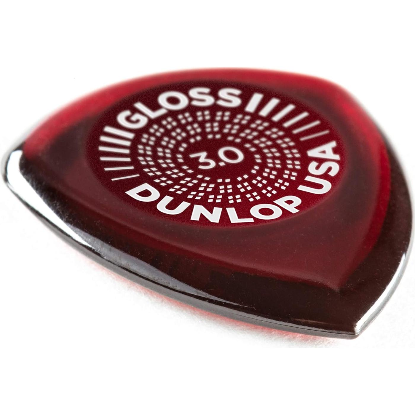 Púas de Guitarra Dunlop Flow Gloss 3.0mm - 3 Paquete