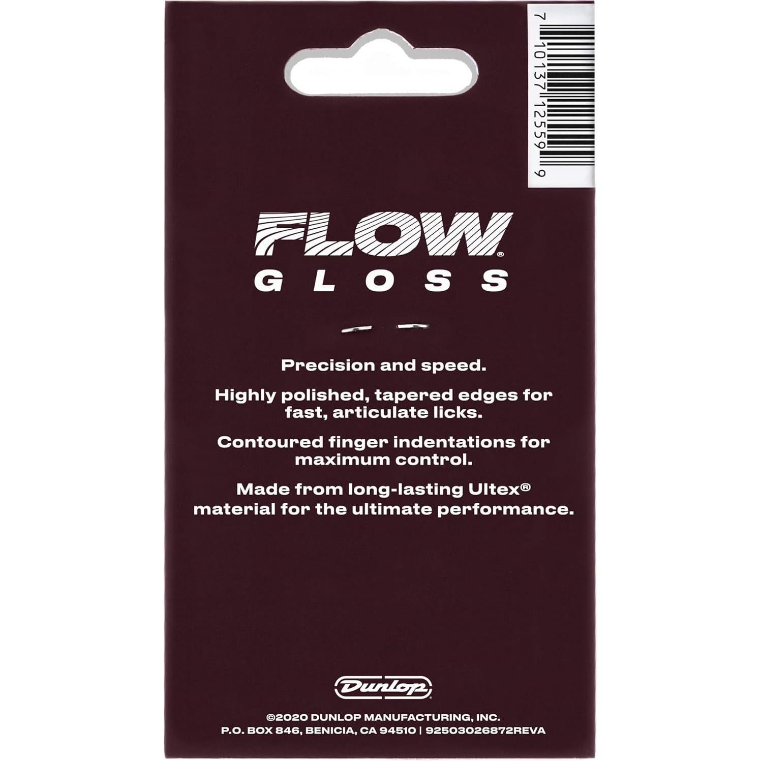 Púas de Guitarra Dunlop Flow Gloss 3.0mm - 3 Paquete