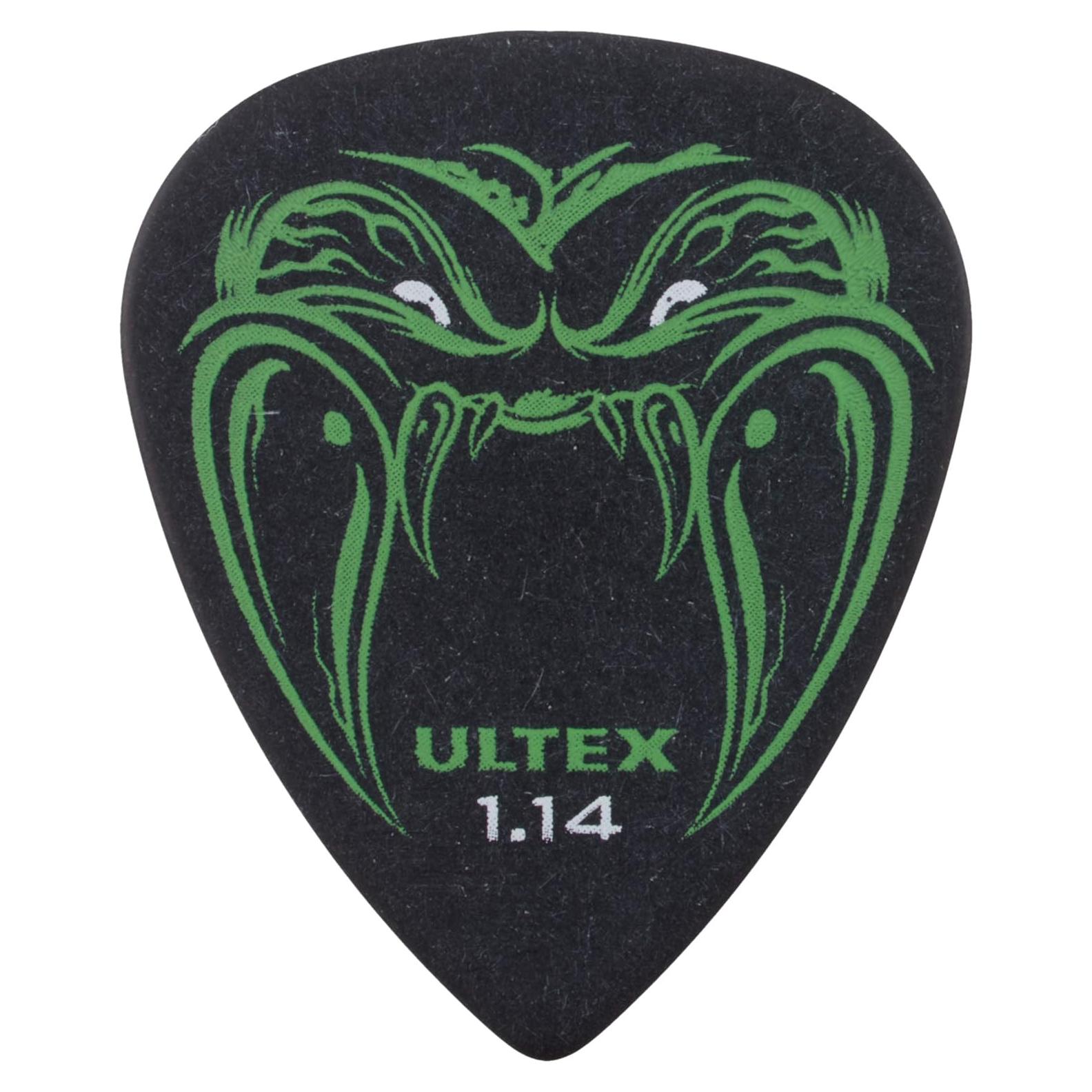 Púas de guitarra Dunlop Black Fang 1.14mm - 6 unidades