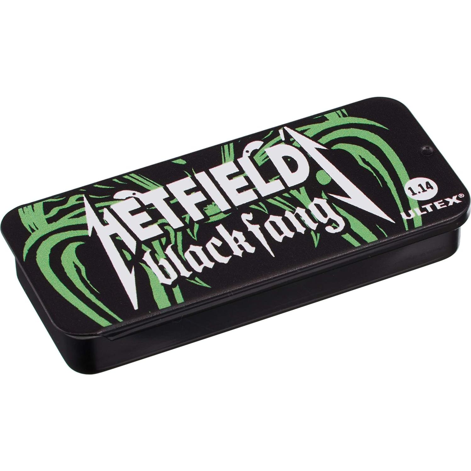 Púas de guitarra Dunlop Black Fang 1.14mm - 6 unidades