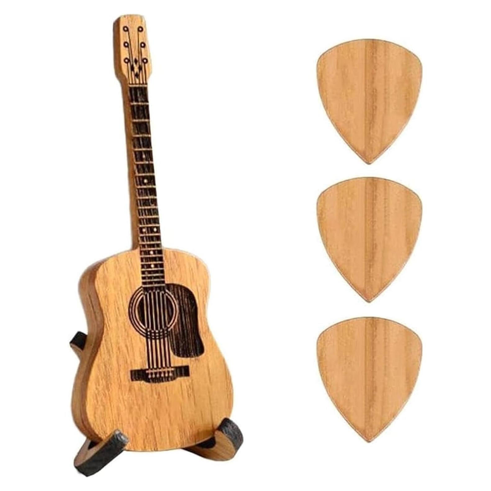 Caja de Pua de Guitarra de Madera GOKTRO - 3 Piezas