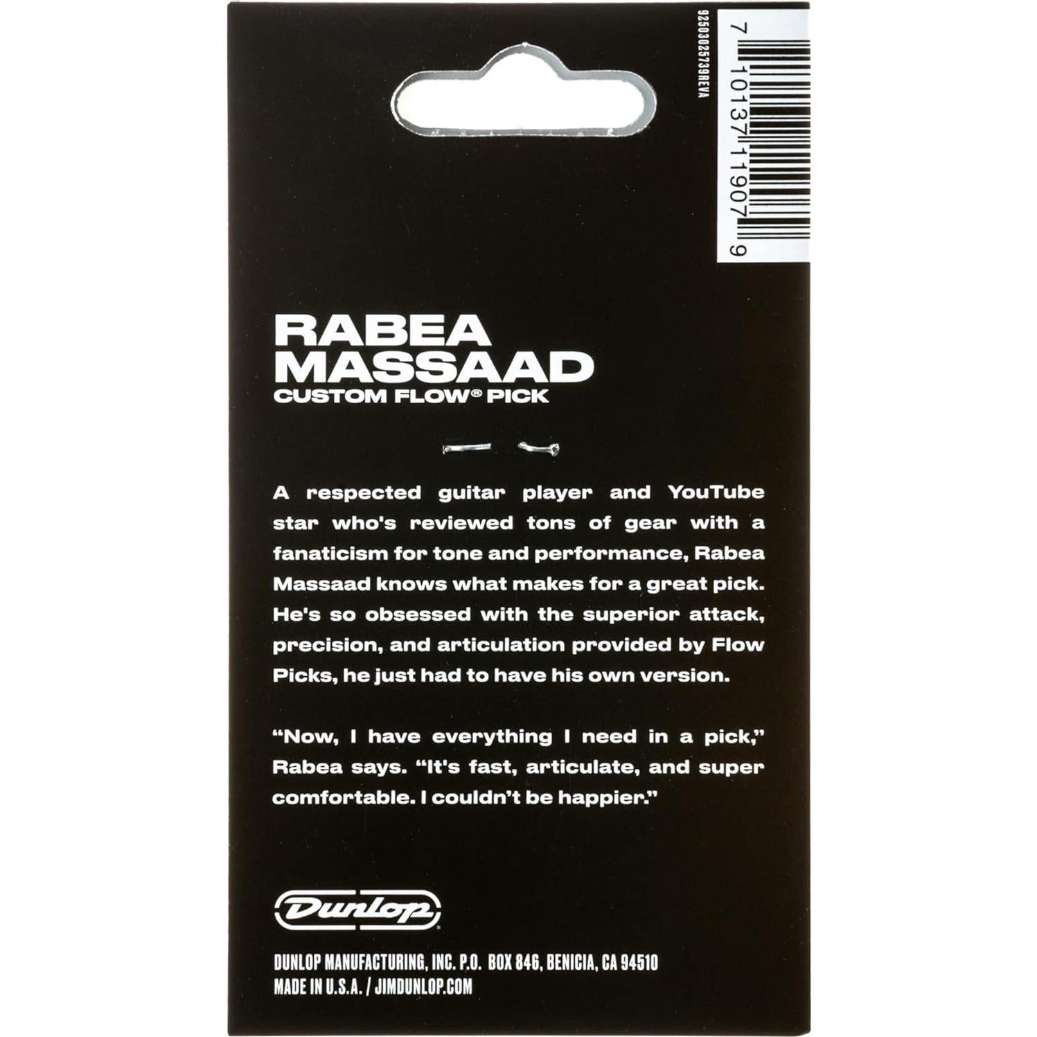 Puas de guitarra Jim Dunlop Rabea Massaad 6 unidades Ultex