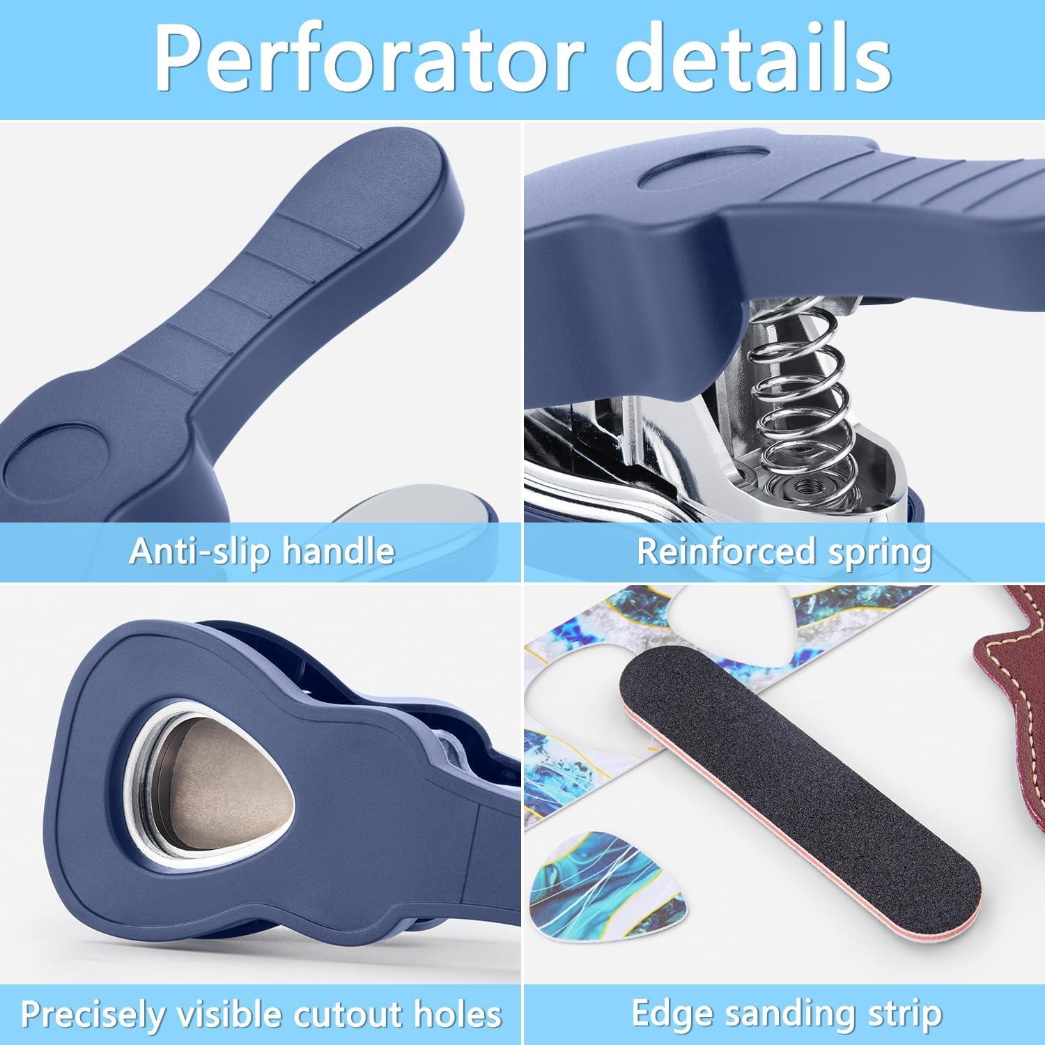 Kit de Perforación de Púas de Guitarra ArtAt - 15 Tiras Variadas