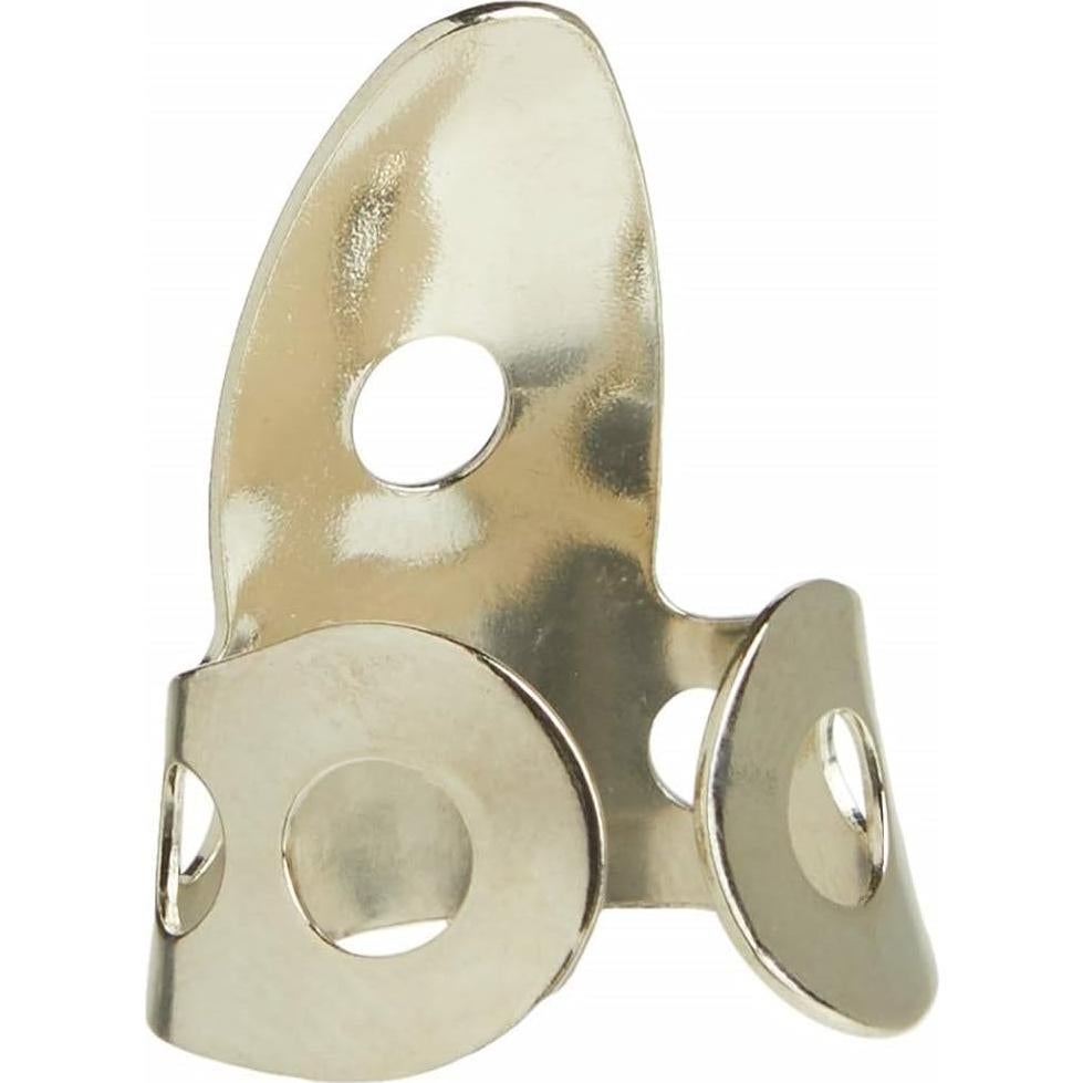 Púas de Dedo y Pulgar Jim Dunlop 0.0225 cm 5 Pzas Plata Níquel