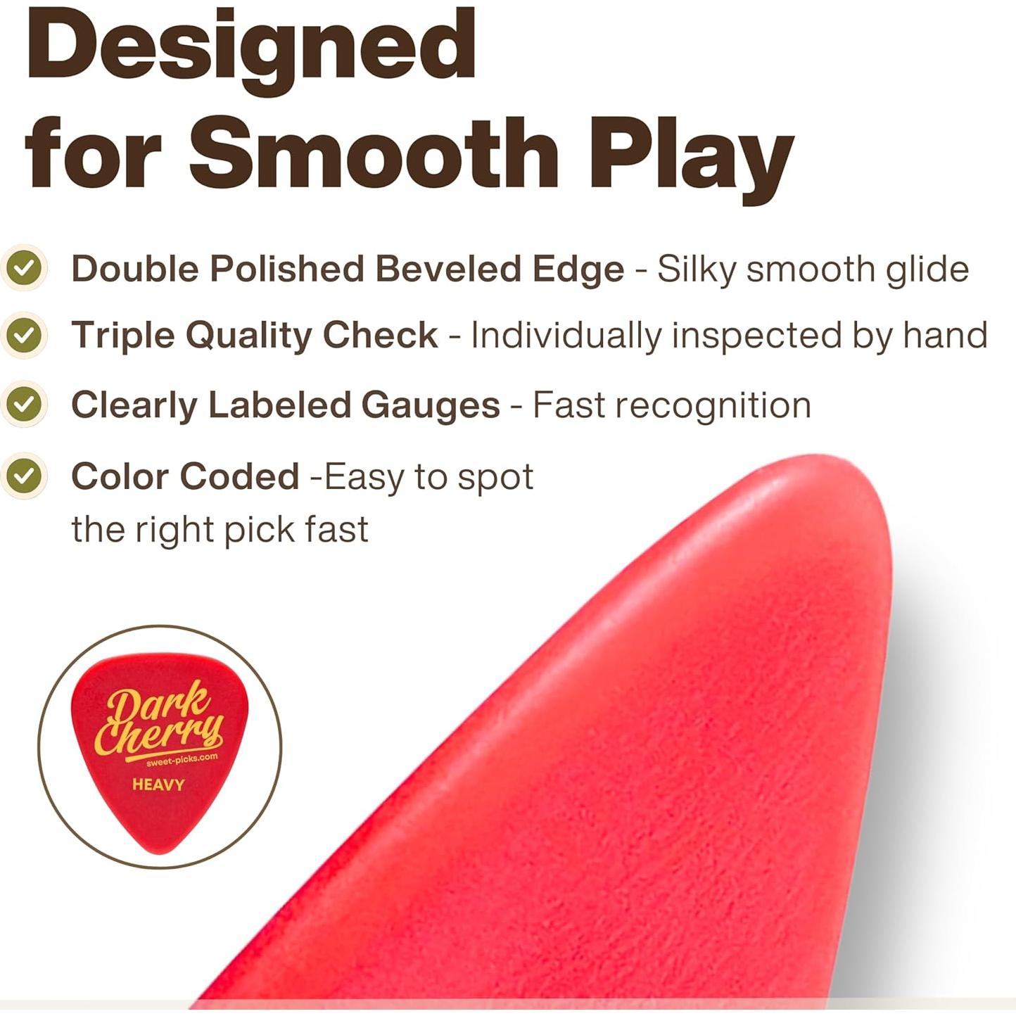 Muestras de Púas de Guitarra Acústica PickStory - 10 Púas