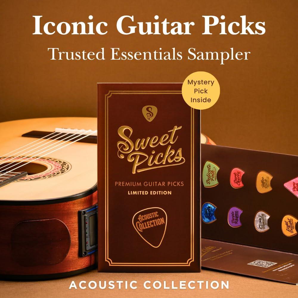 Muestras de Púas de Guitarra Acústica PickStory - 10 Púas