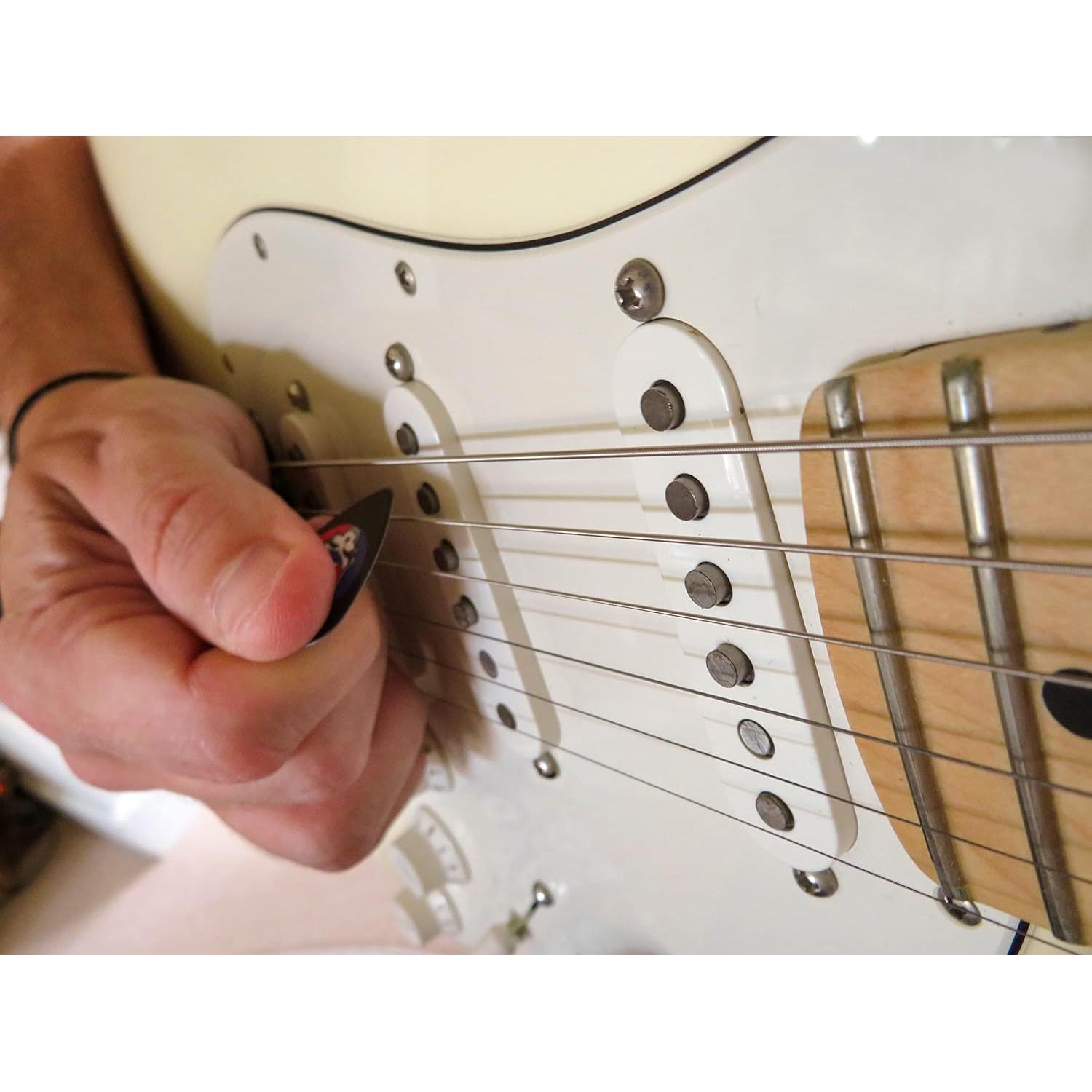 Set de 12 Púas de Guitarra Clásicas con Bolsa - 0.46 a 1.2 mm