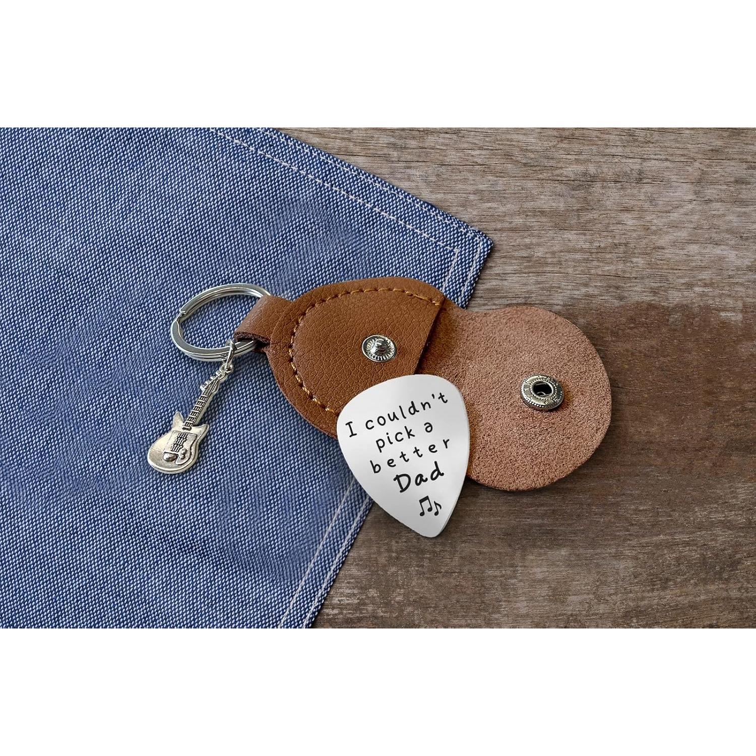 Pua de Guitarra de Acero Inoxidable Advivio para Papá