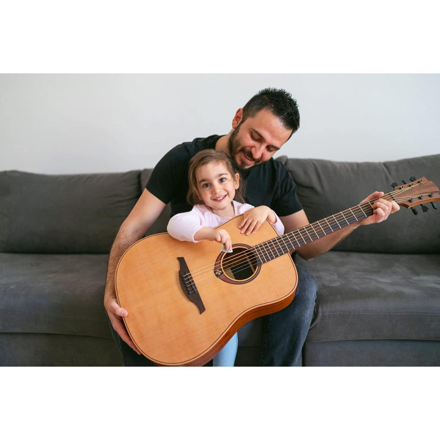 Pua de Guitarra de Acero Inoxidable Advivio para Papá