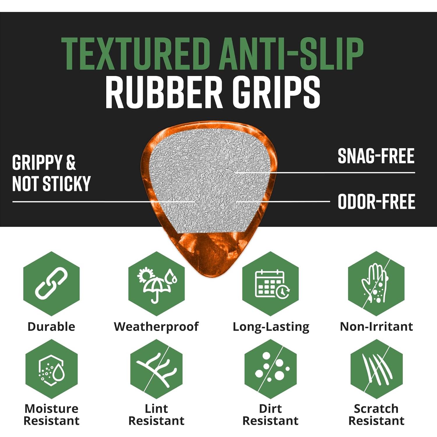 Agarraderas de Pua de Guitarra Dragon Transparente - Paquete 20