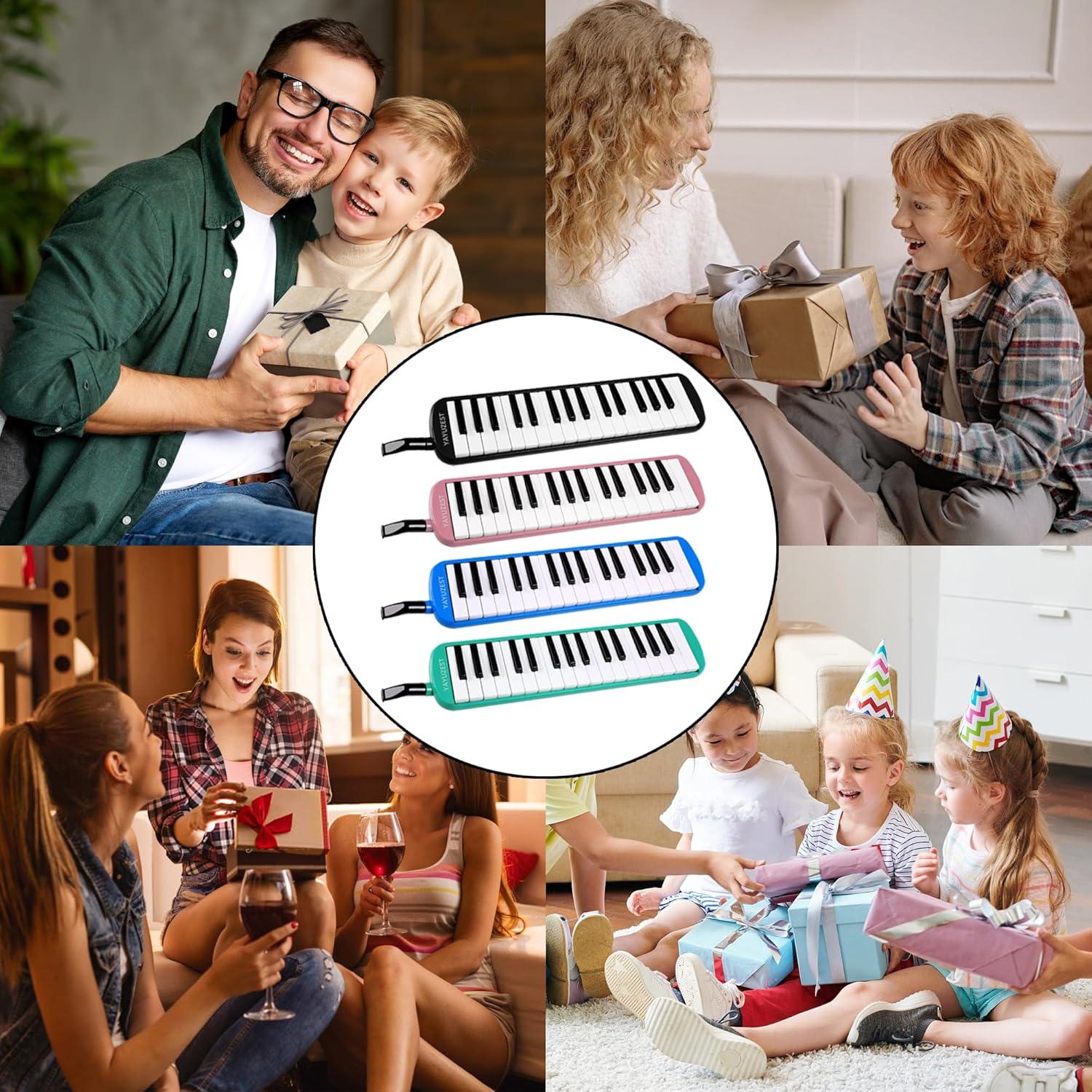 Melódica Soprano YAYUZEST 32 Teclas con Accesorios y Bolsa Negra