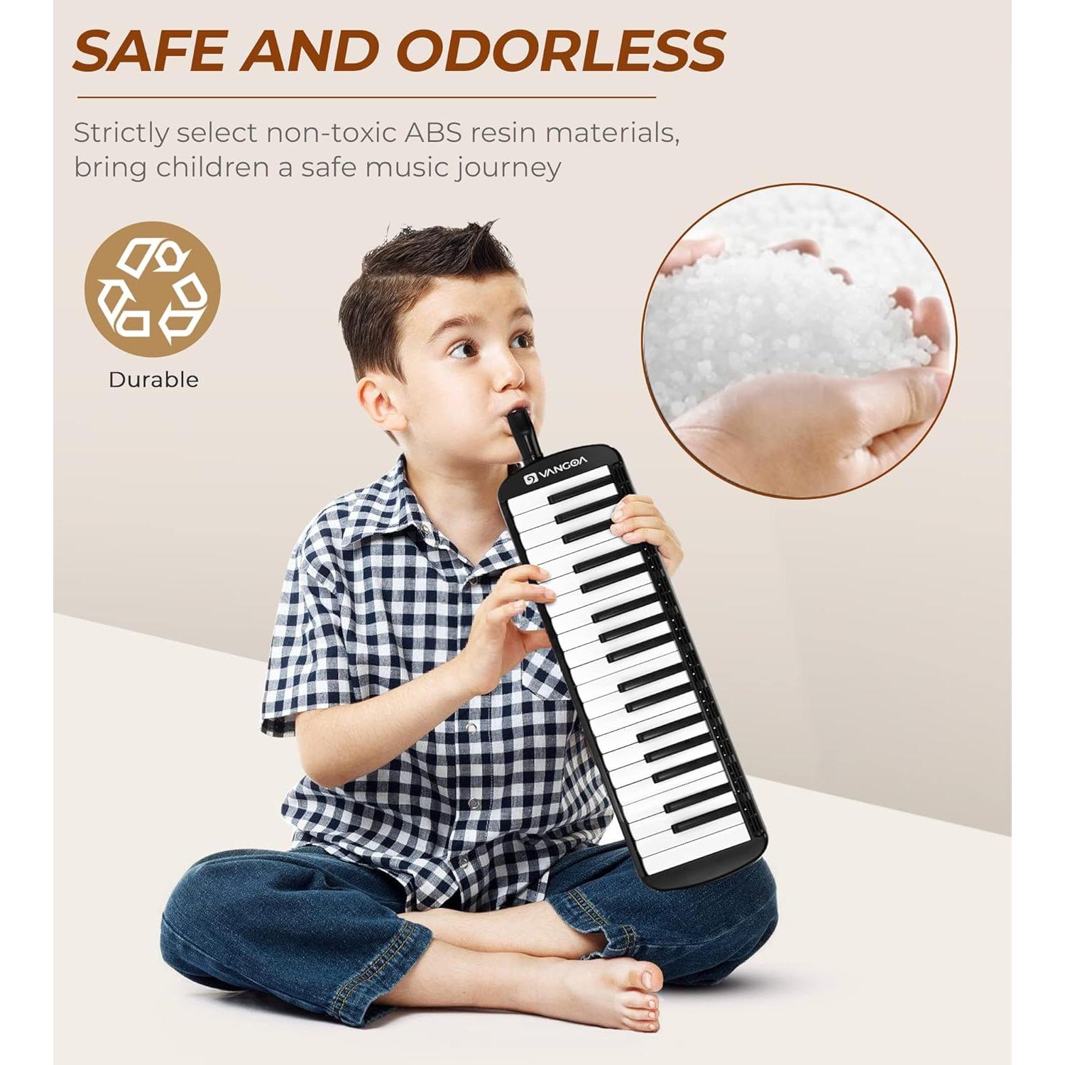 Melódica Vangoa 37 Teclas Soprano con Estuche y Boquillas