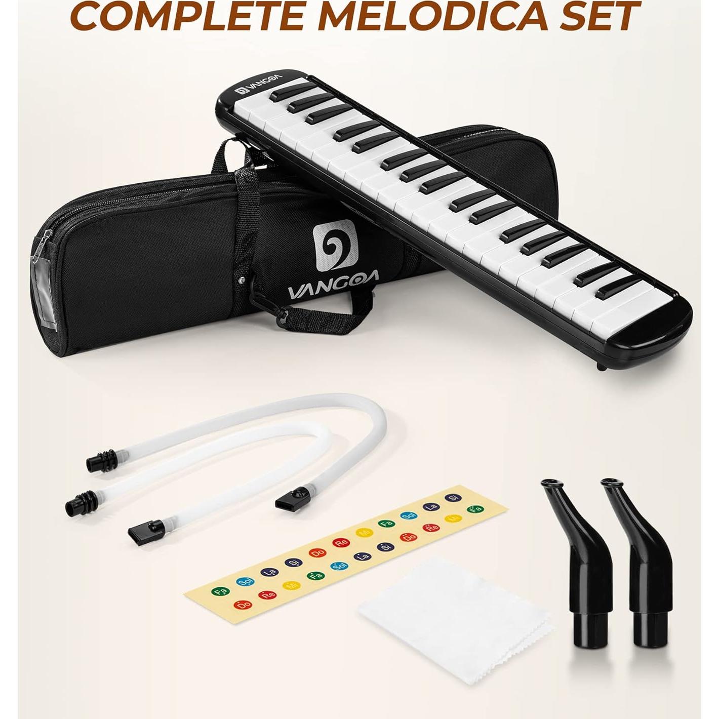 Melódica Vangoa 37 Teclas Soprano con Estuche y Boquillas