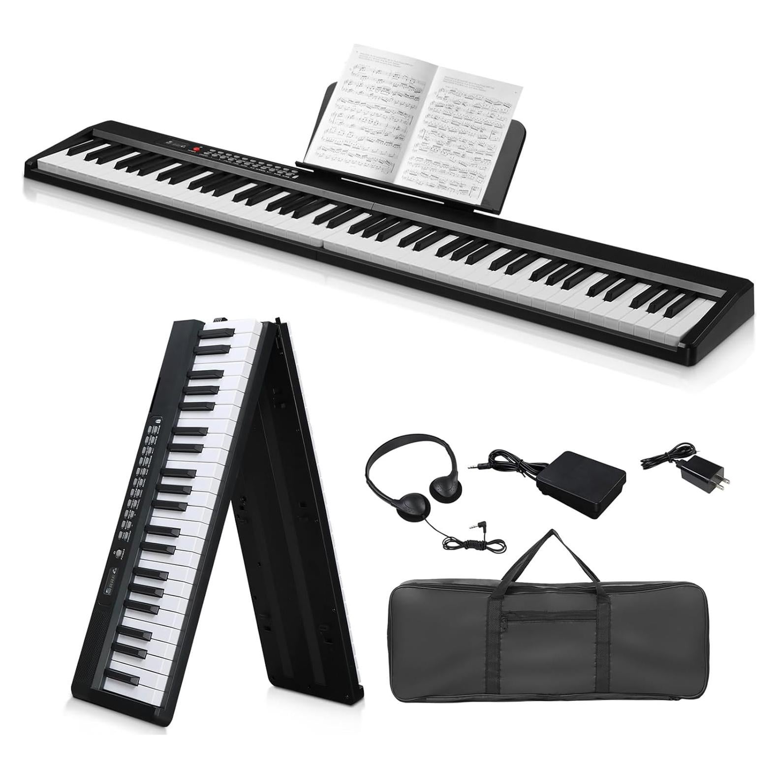 Teclado Plegable Ktaxon 88 Teclas MIDI Bluetooth Portátil