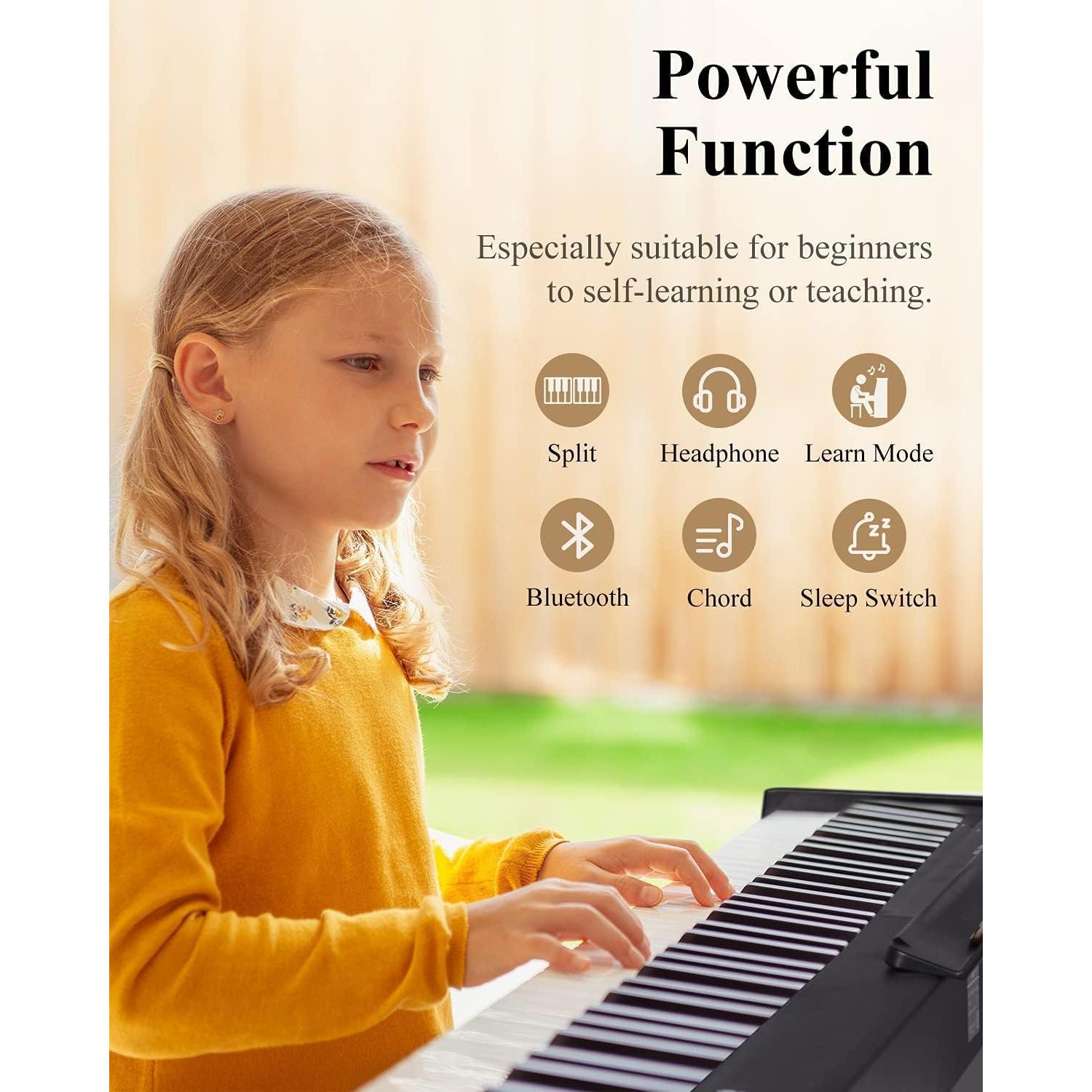 Piano Digital Plegable Eastar EP-10 88 Teclas Bluetooth Portátil